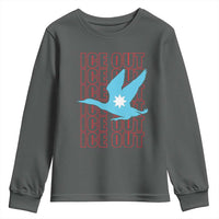Minnesota Anti ICE Immigration Protest Youth Sweatshirt Ice Out
