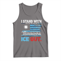 I Stand With Minnesota Tank Top Minnesota Flag Anti ICE Immigration Protest