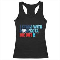 I Stand With Minnesota Racerback Tank Top Minnesota Resist Anti ICE Immigration Protest