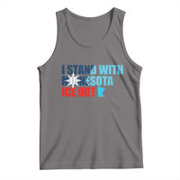 I Stand With Minnesota Tank Top Minnesota Resist Anti ICE Immigration Protest