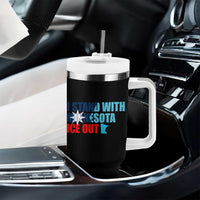 I Stand With Minnesota Tumbler With Handle Minnesota Resist Anti ICE Immigration Protest