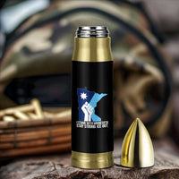 I Stand With Minnesota Bullet Tumbler Minnesota Flag Anti ICE Immigration Protest Resist