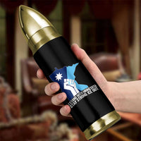 I Stand With Minnesota Bullet Tumbler Minnesota Flag Anti ICE Immigration Protest Resist
