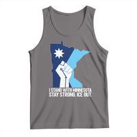 I Stand With Minnesota Tank Top Minnesota Flag Anti ICE Immigration Protest Resist