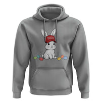 Funny Easter Bunny Wearing Hat American Hoodie