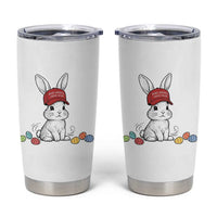 Funny Easter Bunny Wearing Hat American Tumbler Cup