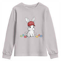 Funny Easter Bunny Wearing Hat American Youth Sweatshirt