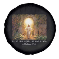 He Is Not Here He Has Risen Spare Tire Cover Easter Christian Jesus