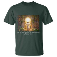 He Is Not Here He Has Risen T Shirt Easter Christian Jesus