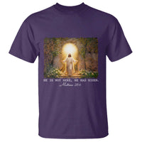 He Is Not Here He Has Risen T Shirt Easter Christian Jesus