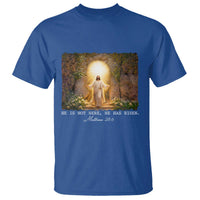 He Is Not Here He Has Risen T Shirt Easter Christian Jesus