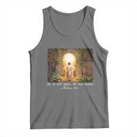 He Is Not Here He Has Risen Tank Top Easter Christian Jesus