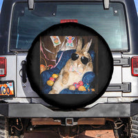 Funny Easter Bunny Sunglasses Graphic Spare Tire Cover