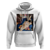 Funny Easter Bunny Sunglasses Graphic Hoodie