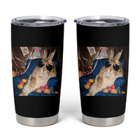 Funny Easter Bunny Sunglasses Graphic Tumbler Cup