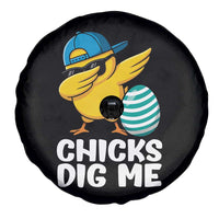 Easter Chicks Dig Me Spare Tire Cover Cute Chicken Dabbing Egg Hunt Toddler