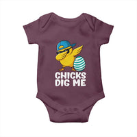 Easter Chicks Dig Me Baby Onesie Cute Chicken Dabbing Egg Hunt Toddler