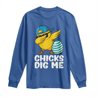 Easter Chicks Dig Me Long Sleeve Shirt Cute Chicken Dabbing Egg Hunt Toddler