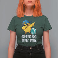 Easter Chicks Dig Me T Shirt For Women Cute Chicken Dabbing Egg Hunt Toddler