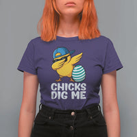 Easter Chicks Dig Me T Shirt For Women Cute Chicken Dabbing Egg Hunt Toddler