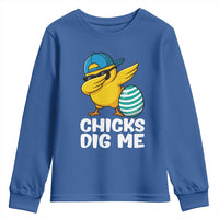 Easter Chicks Dig Me Youth Sweatshirt Cute Chicken Dabbing Egg Hunt Toddler
