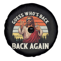 Funny Jesus Easter Spare Tire Cover Guess Who's Back? Back Again Easter