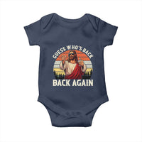 Funny Jesus Easter Baby Onesie Guess Who's Back? Back Again Easter
