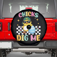 Chicks Dig Me Spare Tire Cover Funny Easter Chick