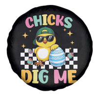 Chicks Dig Me Spare Tire Cover Funny Easter Chick