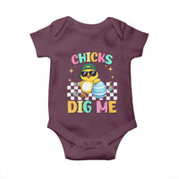 Chicks Dig Me Baby Onesie Funny Easter Chick