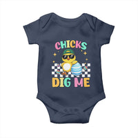 Chicks Dig Me Baby Onesie Funny Easter Chick