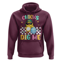 Chicks Dig Me Hoodie Funny Easter Chick