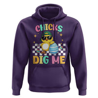 Chicks Dig Me Hoodie Funny Easter Chick