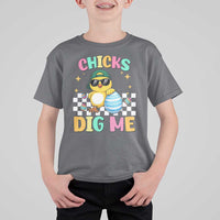 Chicks Dig Me T Shirt For Kid Funny Easter Chick