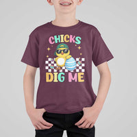 Chicks Dig Me T Shirt For Kid Funny Easter Chick