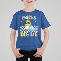 Chicks Dig Me T Shirt For Kid Funny Easter Chick