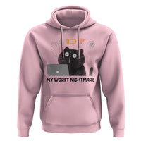 My Worst Nightmare Hoodie Funny Cat Gaming Wifi Loading Hurmor - Wonder Print Shop