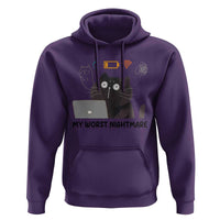 My Worst Nightmare Hoodie Funny Cat Gaming Wifi Loading Hurmor - Wonder Print Shop