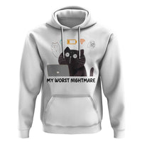 My Worst Nightmare Hoodie Funny Cat Gaming Wifi Loading Hurmor - Wonder Print Shop