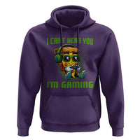Funny Pizza Video Gaming Hoodie I Can Not Hear You I Am Gaming - Wonder Print Shop
