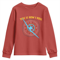 Funny Pilot Aviation Airplane Youth Sweatshirt This Is How We Roll - Wonder Print Shop