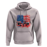 Pilot Airplane Patriotic American Flag Plane Aviation Hoodie - Wonder Print Shop