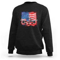 Pilot Airplane Patriotic American Flag Plane Aviation Sweatshirt - Wonder Print Shop