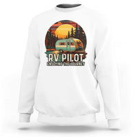 RV Pilot Enjoying The Journey Sweatshirt Funny Camping Lover - Wonder Print Shop