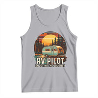 RV Pilot Enjoying The Journey Tank Top Funny Camping Lover - Wonder Print Shop