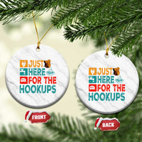 RV Camping Caravan Motorhome Ceramic Ornament Just Here For The Hookups - Wonder Print Shop
