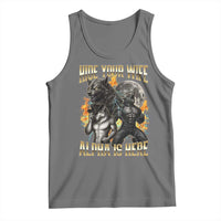 Hide Your Wife The Alpha is Here Tank Top Cringe Werewolf Alpha Meme Humor