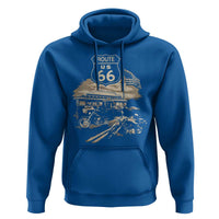 Route Highway 66 100 Year Centennial Motorcycle Americana Road Sign Hoodie