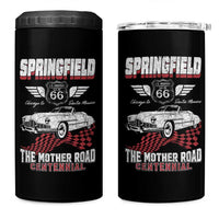 Springfield Missouri US Highway 66 Centennial Keepsake 4 in 1 Can Cooler Tumbler Vintage 1950 Classic American Car Convertible