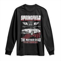 Springfield Missouri US Highway 66 Centennial Keepsake Long Sleeve Shirt Vintage 1950 Classic American Car Convertible